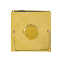 Anton 18"H Stainless Steel Lantern Gold Stainless Steel
