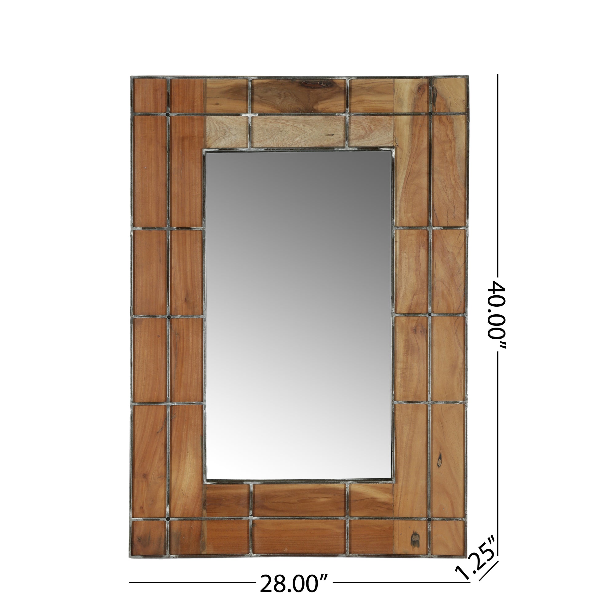 Mirror Brown Wood