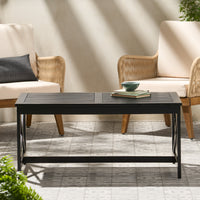 Coffee Table Black Wood