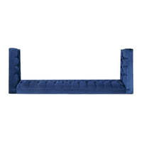 3 Seater Sofa Blue Fabric 3 Seat