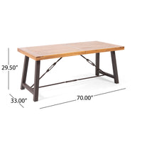 Catriona Dining Table Teak Acacia Wood