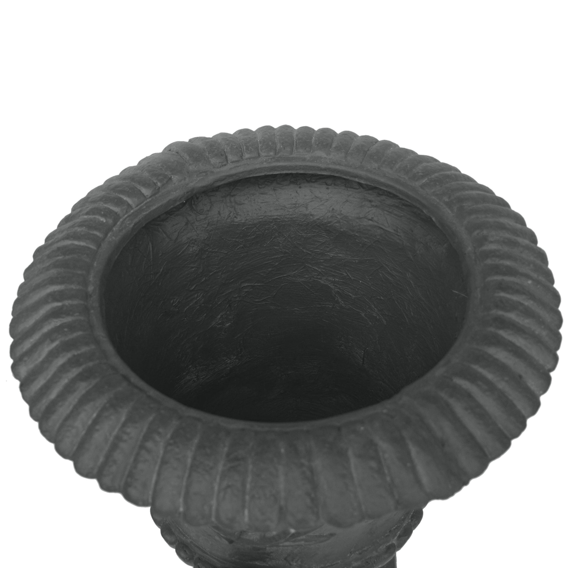 Mgo Garden Urn Planter Antique Gray Magnesium Oxide