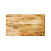 3 Drawer Side Board Natural Wood