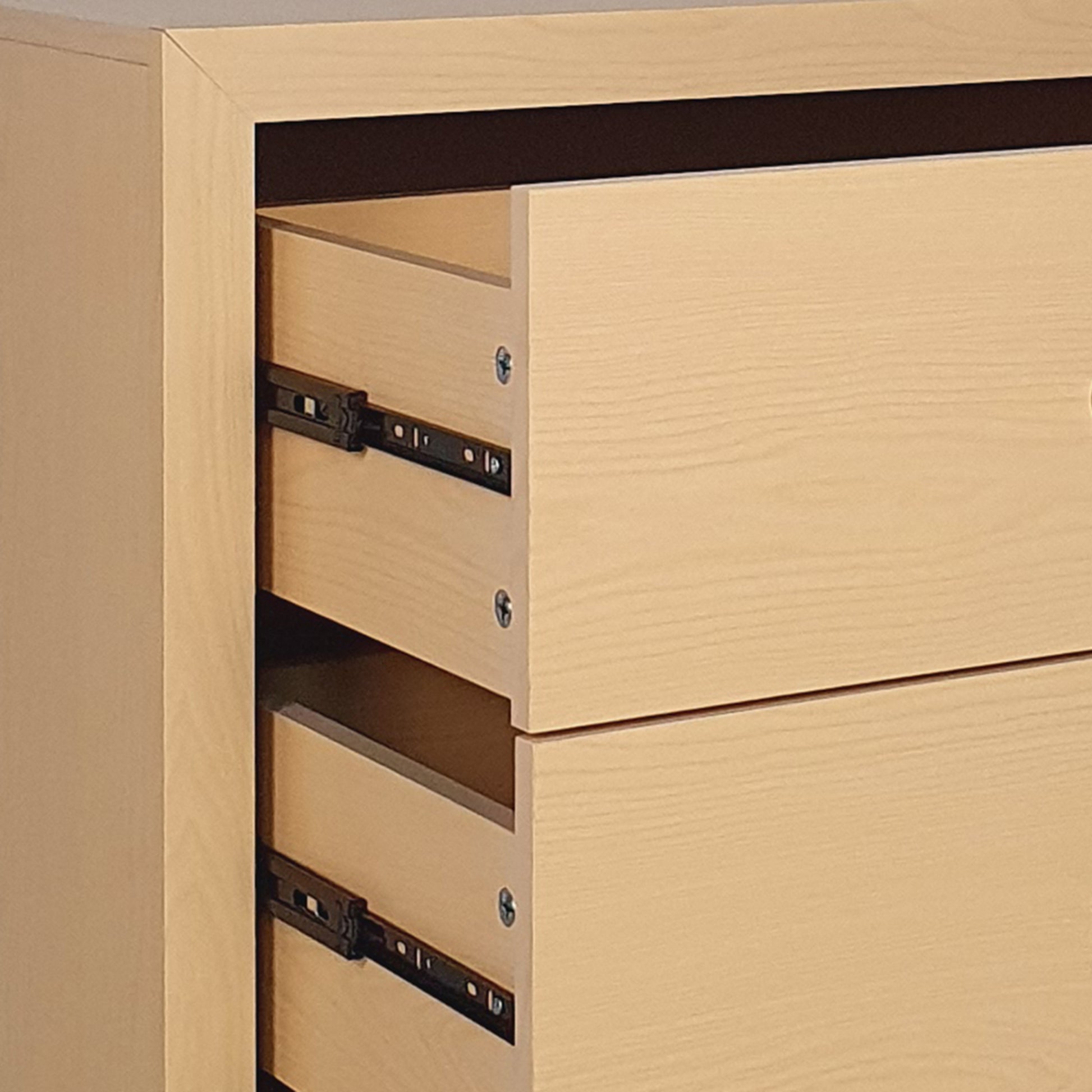 4 Drawer Chest Natural Mdf