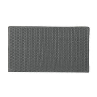 Cordoba Kd Wicker 4 Pc Chat Set Grey Pe Rattan Iron Waterproof Fabric