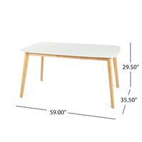 Dining Table White Oak Mdf