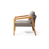 Outdoor Acacia Wood Club Chairs With Cushions Teak Gray Grey Acacia Wood
