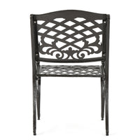Phoenix Arm Chair Set Of 2 Bronze Aluminium