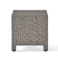 Puerta Accent Table Black Pe Rattan Iron