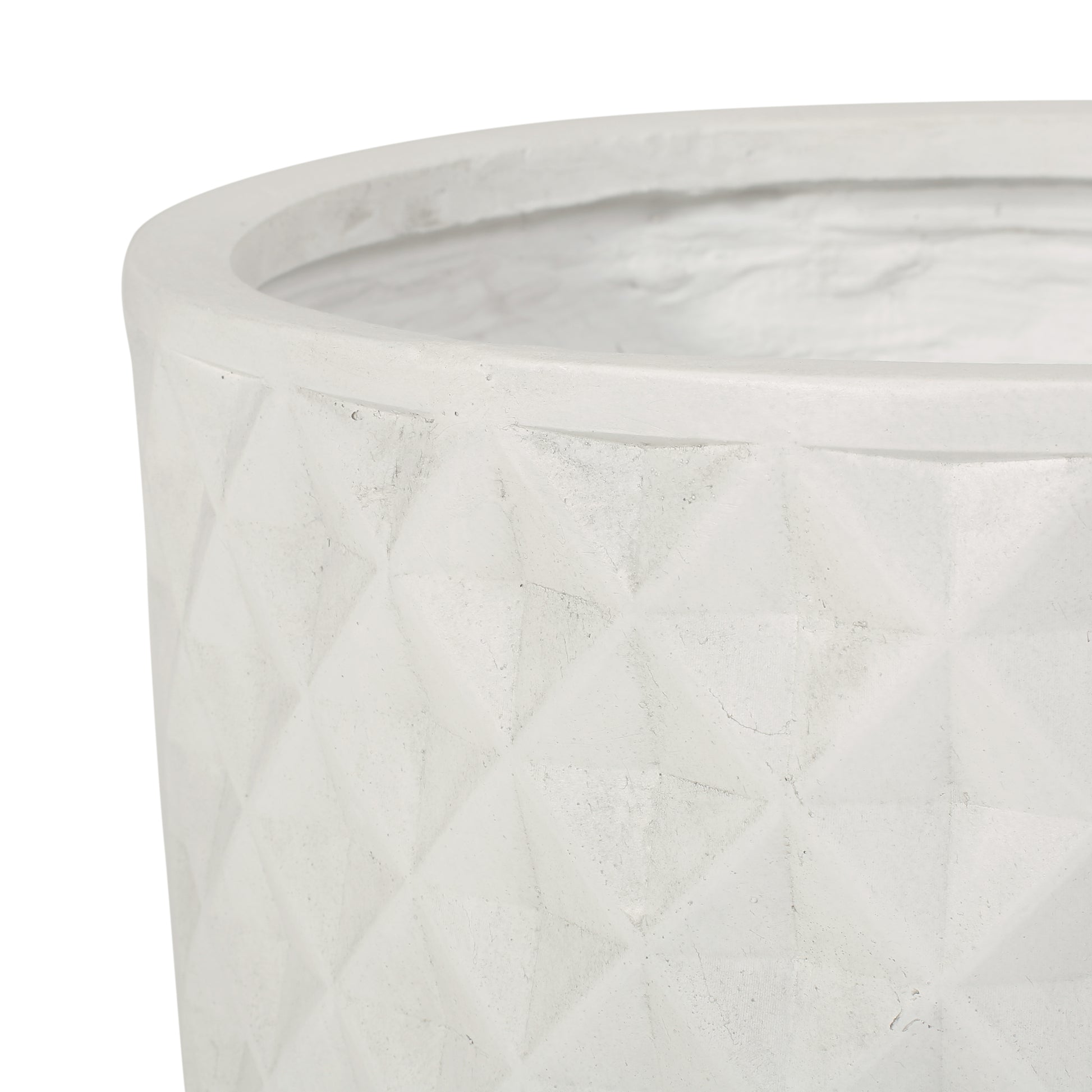 Mgo Planter Antique White Magnesium Oxide