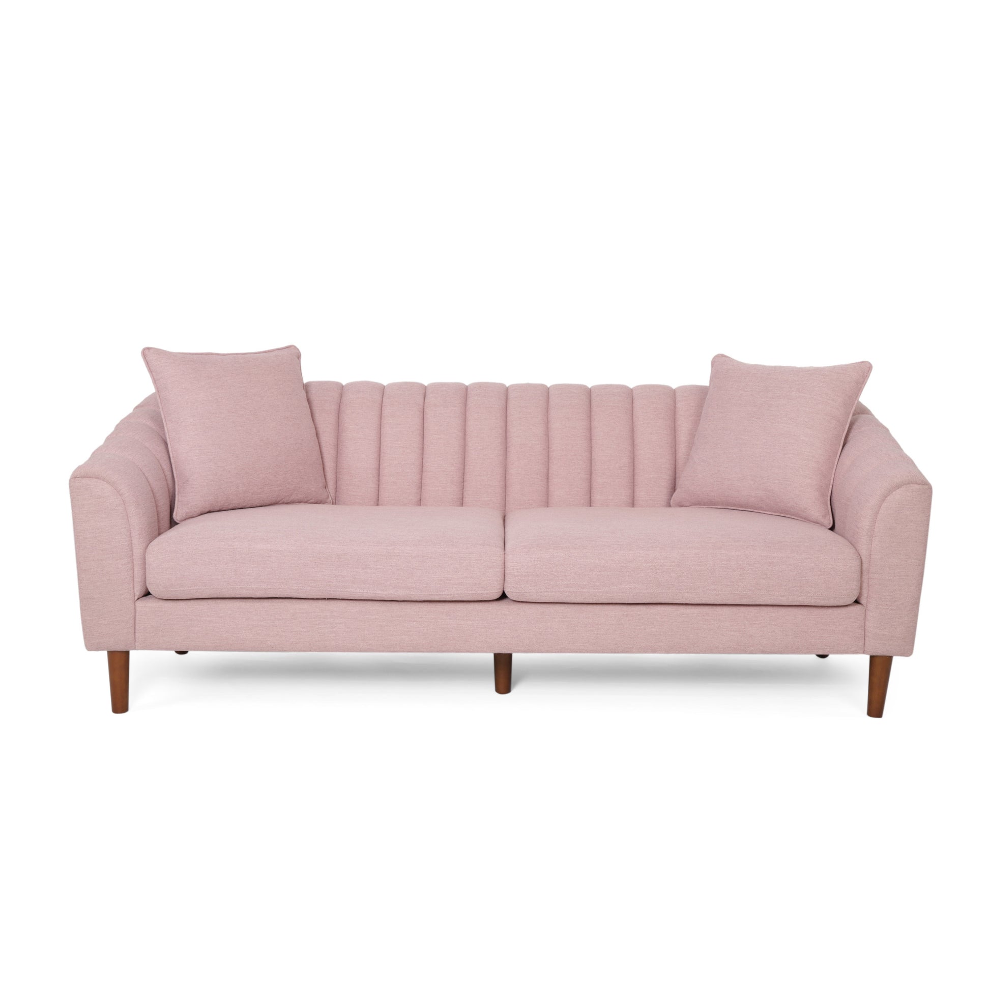 3 Seater Sofa Blush Fabric