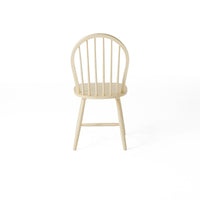 36 Inch H Spindle Back W.Chair Cream Rubber