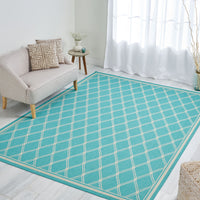 5092G 7'10"X10' Rug Teal Polypropylene