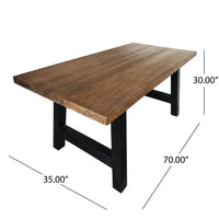 Lido Concrete Dining Table Oak Concrete