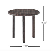 Lido 3Pc Table Set Brown Multi Rattan