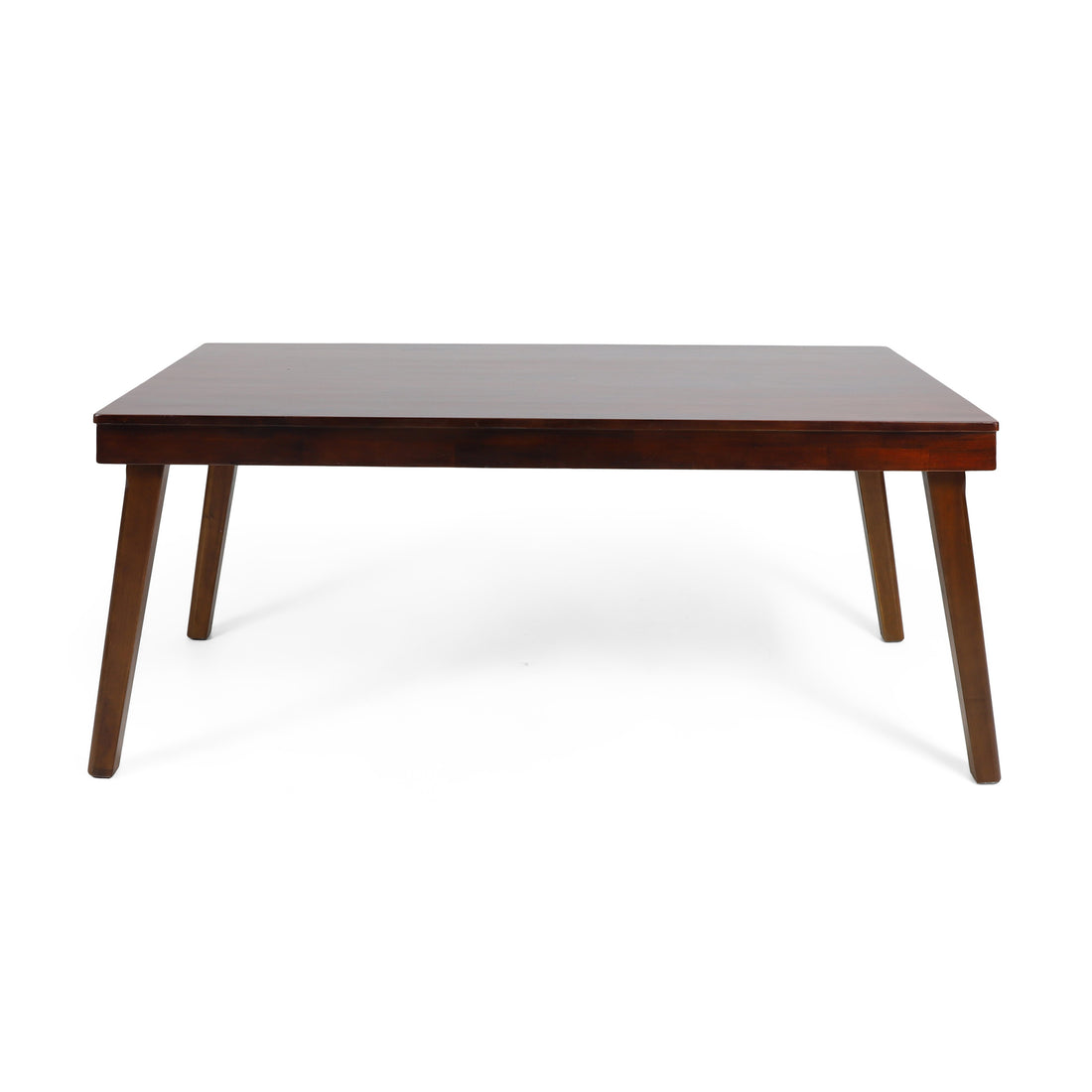 Dining Table, Rich Mahogany Brown Acacia Wood