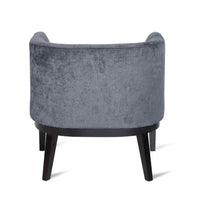 Accent Chair Charcoal Fabric