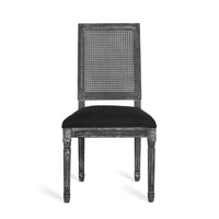 Dining Chair Black Fabric