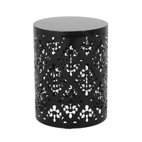 Metal S 2 End Table Black Iron