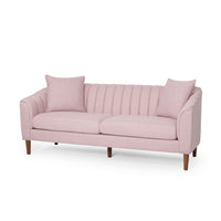 3 Seater Sofa Blush Fabric