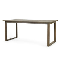 Nash Dining Table Grey Wood