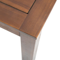 Manila 69'' Table Dark Brown Garden & Outdoor Wood