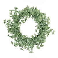 27" Oxalis Corniculata Wreath Green Polyester