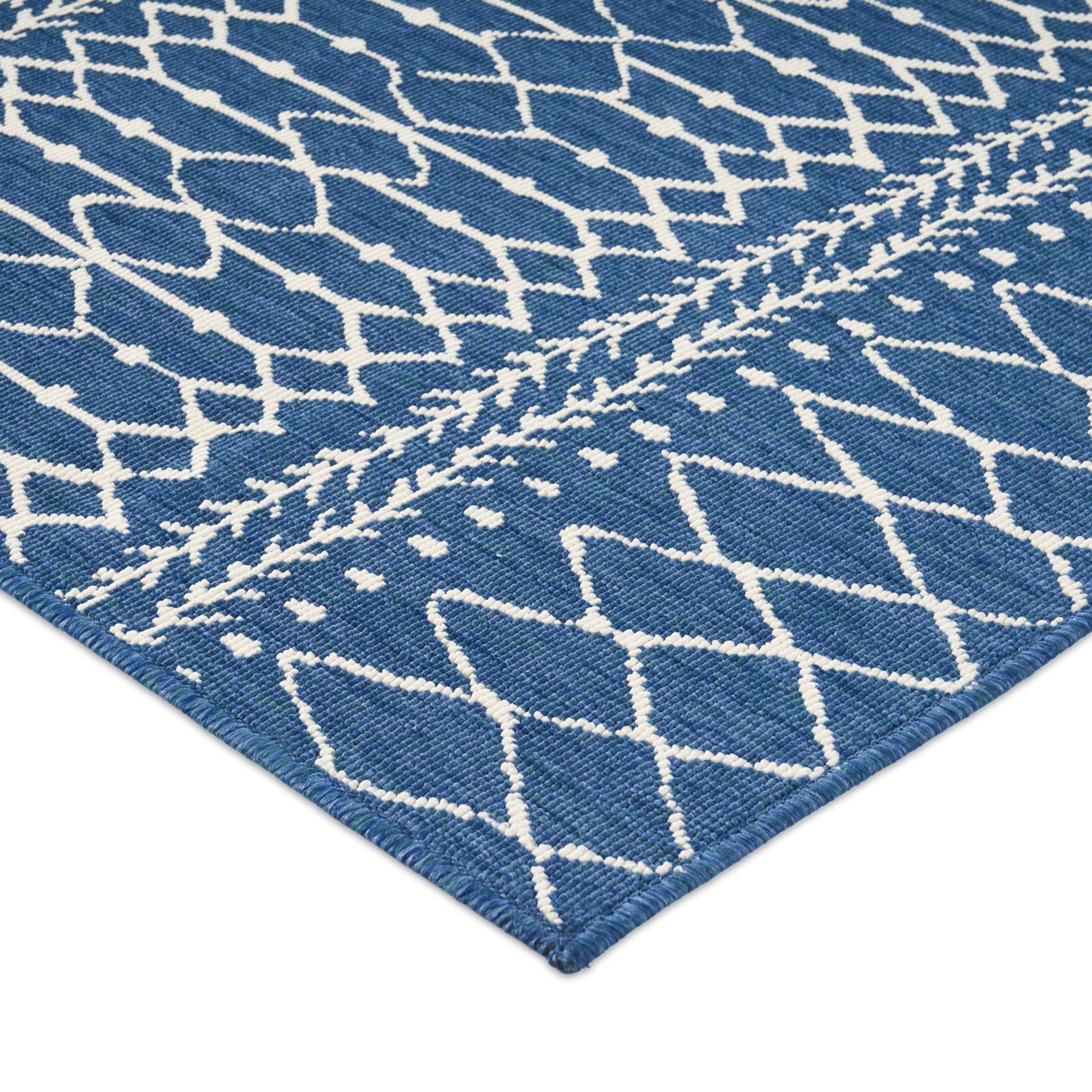 5'3"X7' Rug Blue Polypropylene