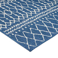 5'3"X7' Rug Blue Polypropylene