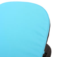 Mikael Chaise Lounge With Cushion Dark Brown Polypropylene