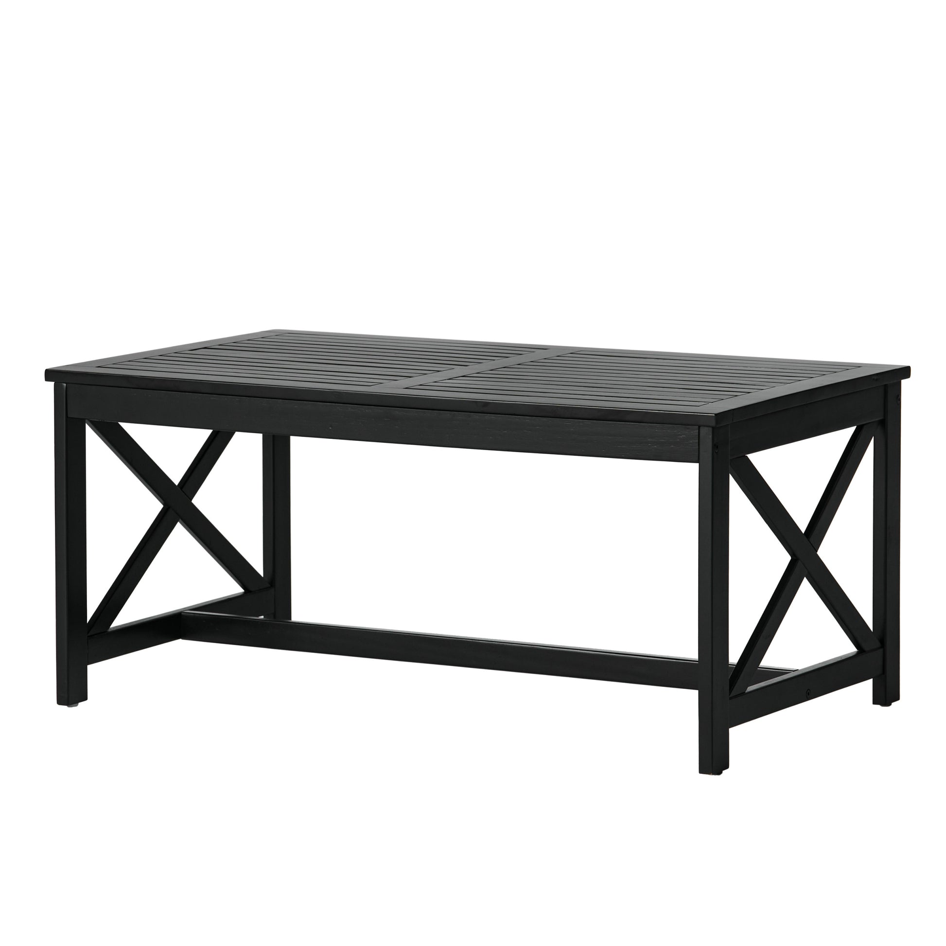 Coffee Table Black Wood